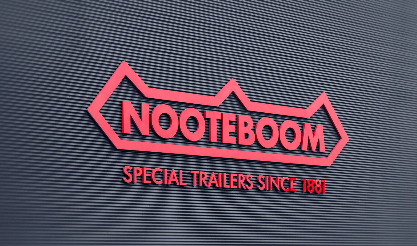 nooteboom logo on wall
