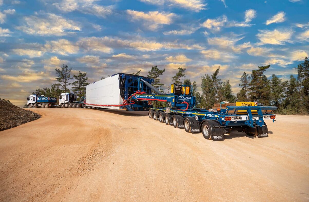 nooteboom mega windmill trailer