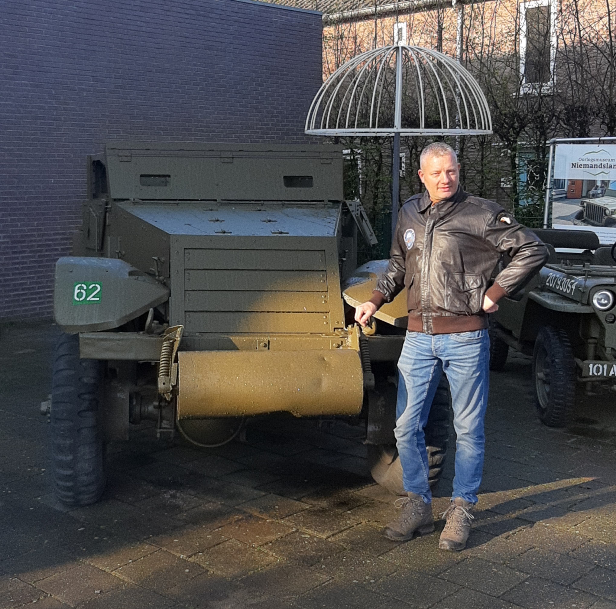 Nooteboom apoya la restauración de un vehículo militar histórico M5 Half-Track