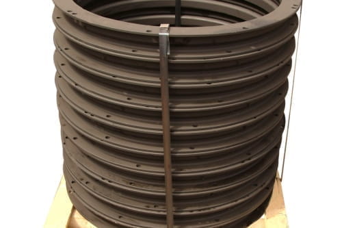 Ball type turntable drilled