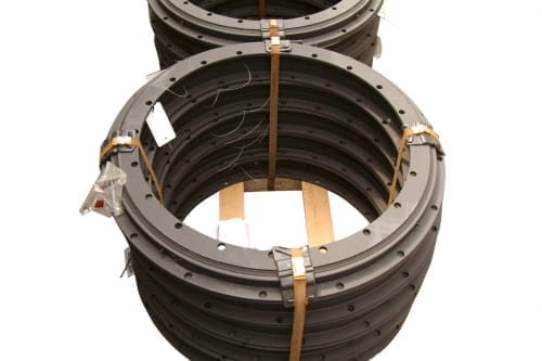 Ball type turntable drilled