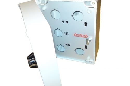 Kast opritten + alu frontplaat,deksel