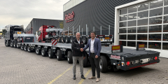 Schaften Cranes breidt vloot uit met zes nieuwe Nooteboom trailers