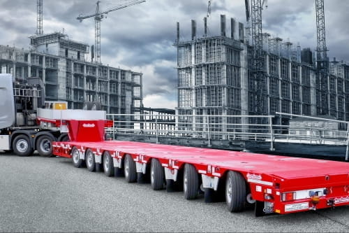 MANOOVR MPL SEMI LOW-LOADER with hydraulic steering and pendle axles