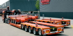 Hüffermann Krandienst rozszerza flotę naczep do ciężkiego transportu o 4 nowe pojazdy Nooteboom