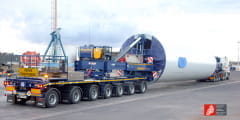 Nooteboom granted a patent for the Lift Adaptors of the Mega Windmill Transporter