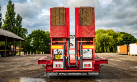 Nooteboom semi low-loader with hydraulic widening