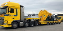Vier Nooteboom Manoovr semidiepladers voor Ter Linden Transport