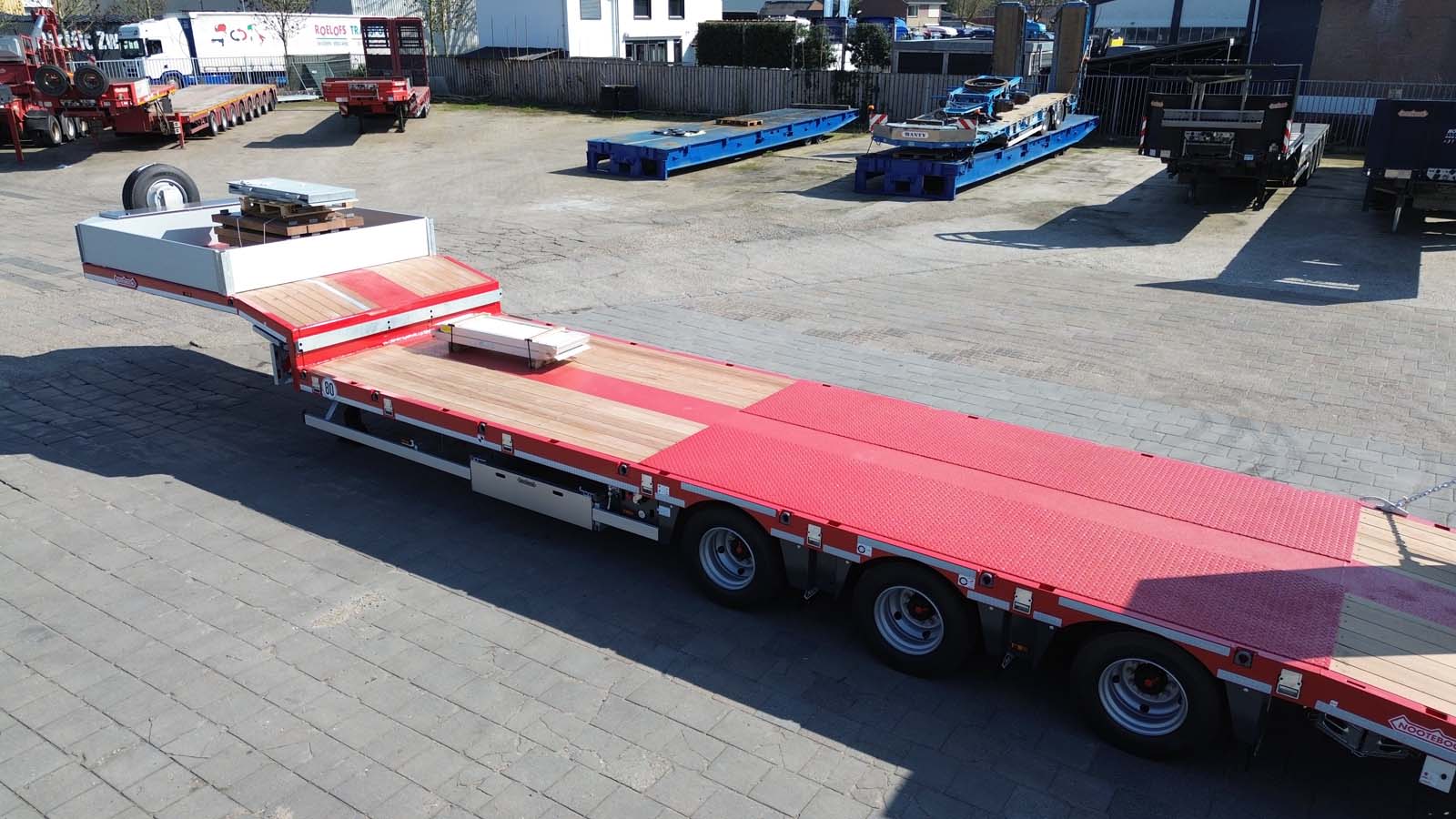 NOOTEBOOM FLEXITRAILER tracteur VOLVO FH16 nzg conrad EUR 99,00
